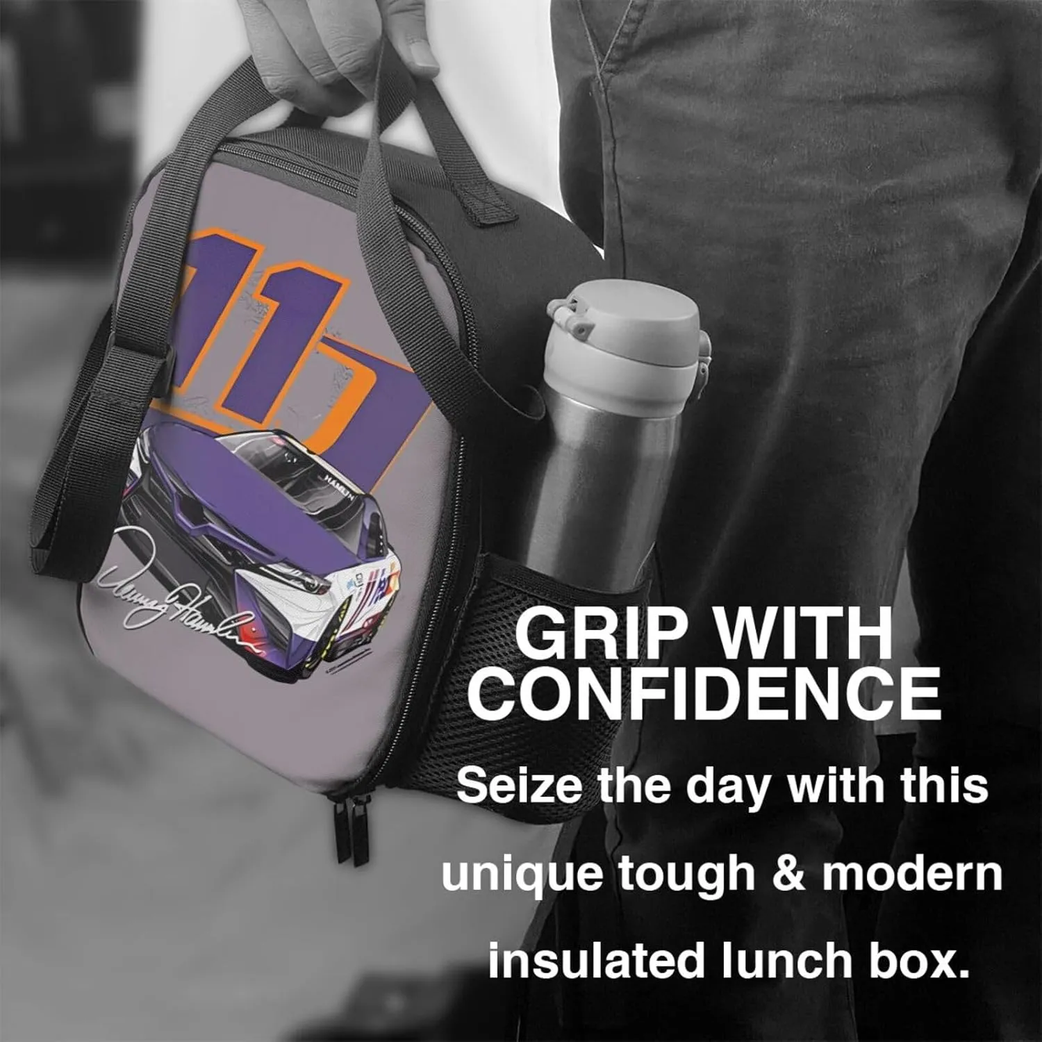 Denny Hamlin 11 Lunch Box Insulated for Women Men Reusable Large Capacity Lunchbox Work Travel Picnic