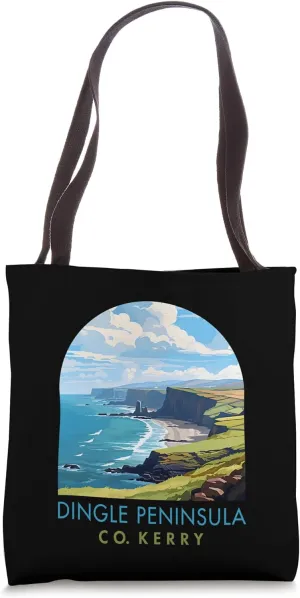 Dingle Peninsula Travel Exploring Dingle Peninsula Co. Kerry Tote Bag