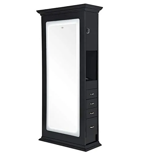 Dir Salon Led Lighted Double Sided Styling Station Beauty Styling Mirror ADONIS Double