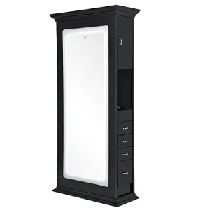 Dir Salon Led Lighted Double Sided Styling Station Beauty Styling Mirror ADONIS Double