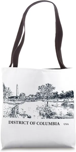 District of Columbia USA Tote Bag