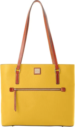 Dooney & Bourke Handbag, Pebble Grain Large Shopper Tote - Dandelion