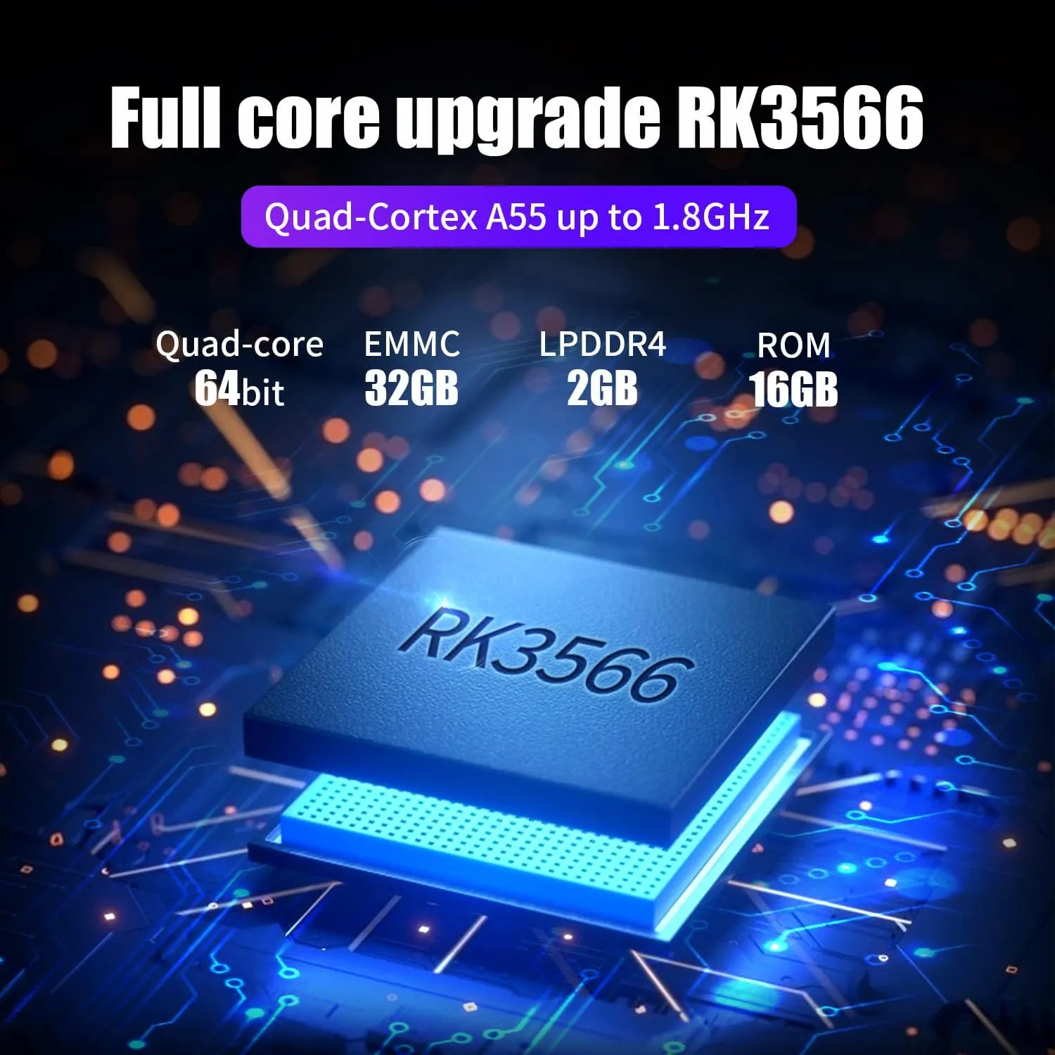 Dosnura RG353P Handheld Game Console Linux and Android Dual OS RK3566 64BIT 64G TF Card 4420  Classic Games 3.5 Inch IPS Screen 3500mAh Battery Support 5G WiFi 4.2 Bluetooth(RG353P-Black)