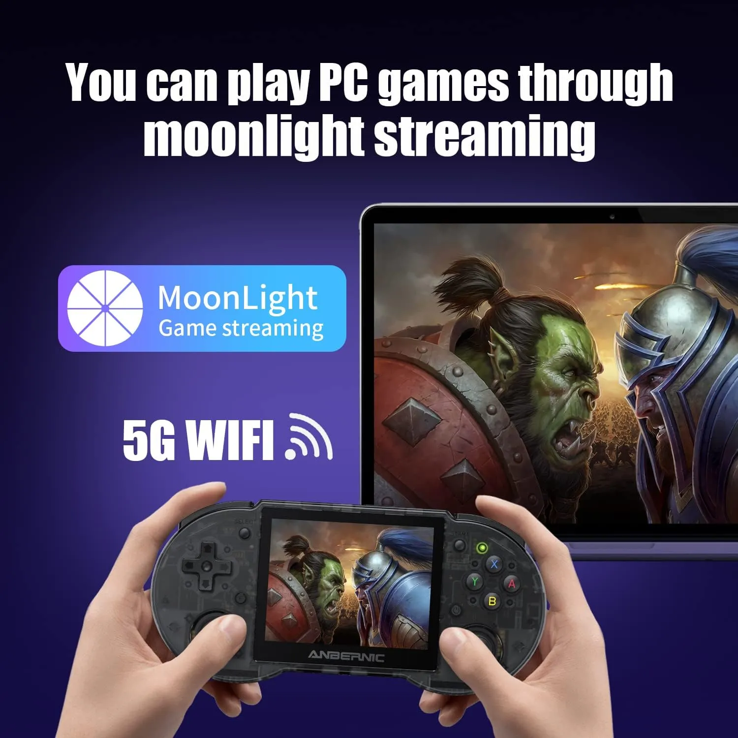 Dosnura RG353P Handheld Game Console Linux and Android Dual OS RK3566 64BIT 64G TF Card 4420  Classic Games 3.5 Inch IPS Screen 3500mAh Battery Support 5G WiFi 4.2 Bluetooth(RG353P-Black)