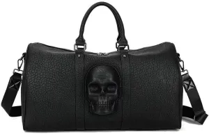 Downupdown Skull Duffel Bag for Women&Men Carry-On Luggage Gym Tote Bags Large Handbags Shoulder Bag Satchel Travel Bags