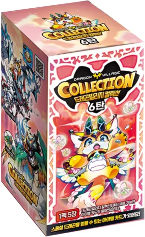Dragon Village Collection Card Pack Vol.6 Box, Includes 30 Mobile Game Item Codes