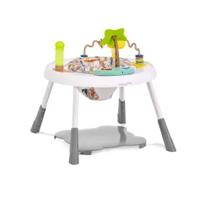 Dream On Me Curio Sit N Seek Baby Activity Center in Mint, 2 in 1 Activity Center and Play Table with 3 Detachable Toys and Music, 3 Level Height Adjustable Positions