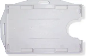 Dual Sided Heavy Duty White Card Holder CH-IDCW308W - Pkt 100