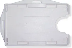 Dual Sided Heavy Duty White Card Holder CH-IDCW308W - Pkt 100