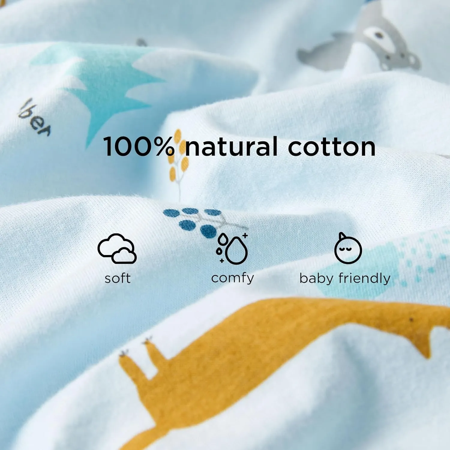 Duomiaomiao 2 Pack 0.5 TOG Toddler Sleep Sack 36-48 Months 100% Cotton Lightweight Baby Sleep Sack with Feet, Breathable Comfy Toddler Wearable Blanket