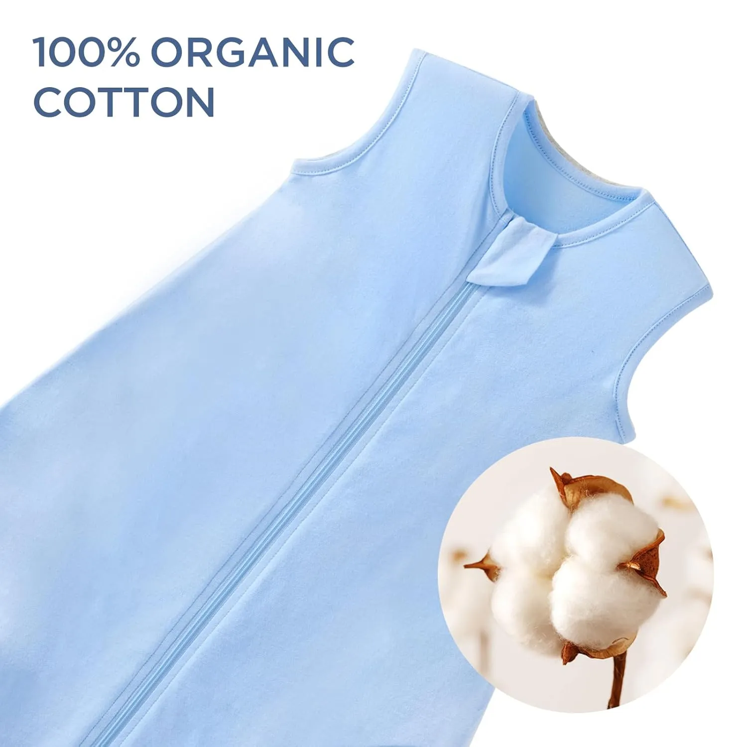 Duomiaomiao 3 Pack Baby Sleep Sack 100% Organic Cotton Lightweight Breathable Comfy Toddler Sleeping Sack (0.5tog Dinosaurs, Medium)