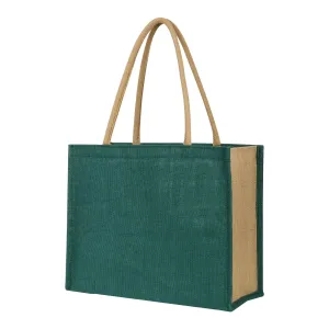 Eco Friendly Jute Unisex Vegetable Grocery Travel Shopping Tote Bag Pack of 1