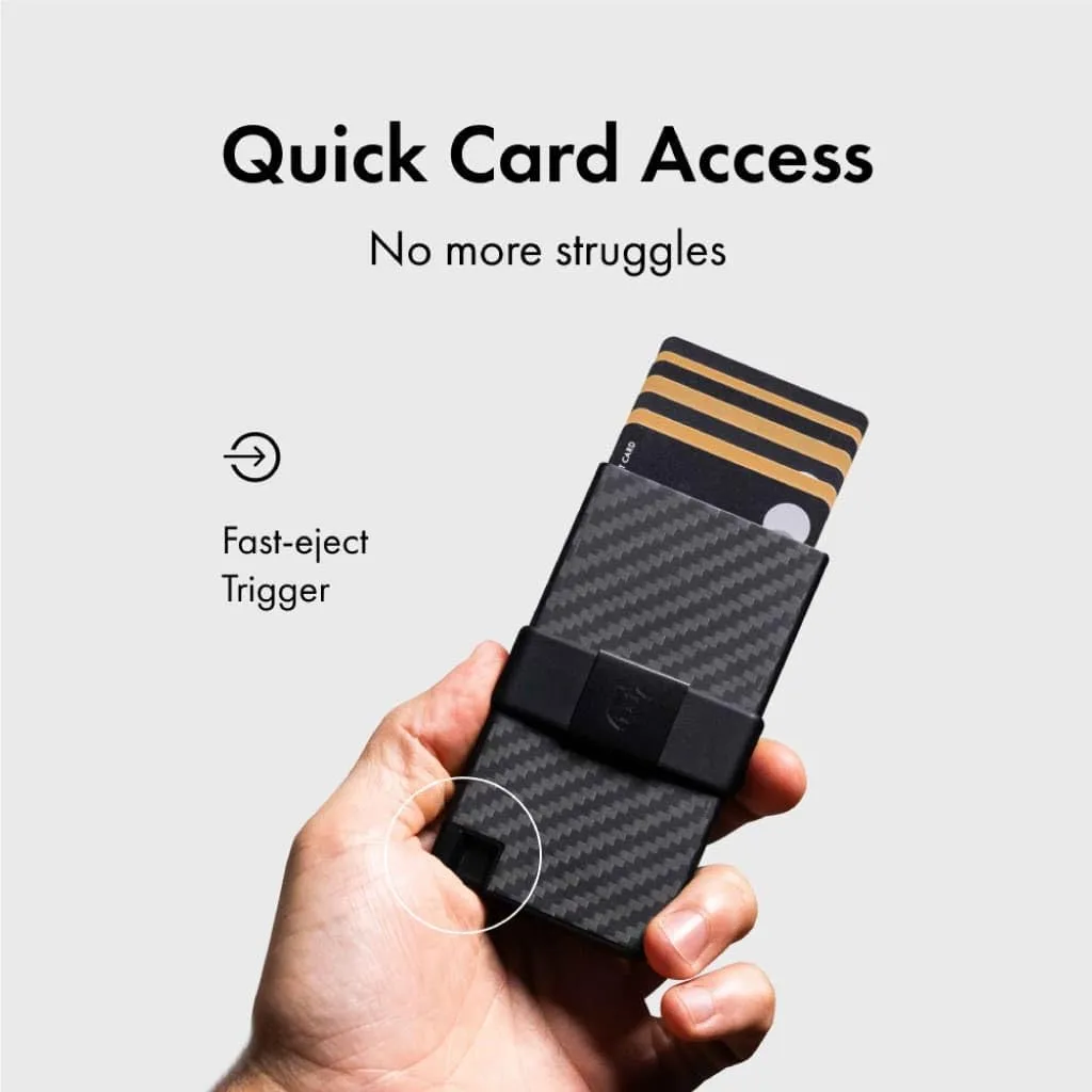 Ekster Aluminum Cardholder Wallet for Men | Metal Wallets with RFID Blocking Layer | Slim & Minimalist Aluminum Wallet with Push Button for Quick Card Access