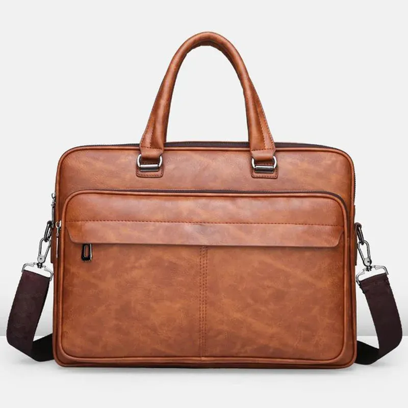 Elite PU Leather Business Briefcase