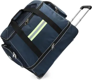 Emergency First Aid Backpack, Empty Medical Trauma Bag for EMT, Nurses, Tactical Medics, Home Care, Large Capacity with Divided Compartments, Reflective Design
