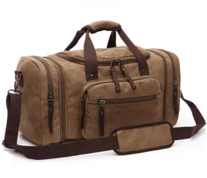 Expandable Canvas Duffel Bag