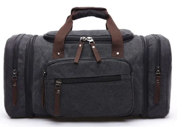 Expandable Canvas Duffel Bag
