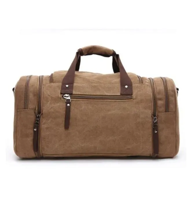 Expandable Canvas Duffel Bag