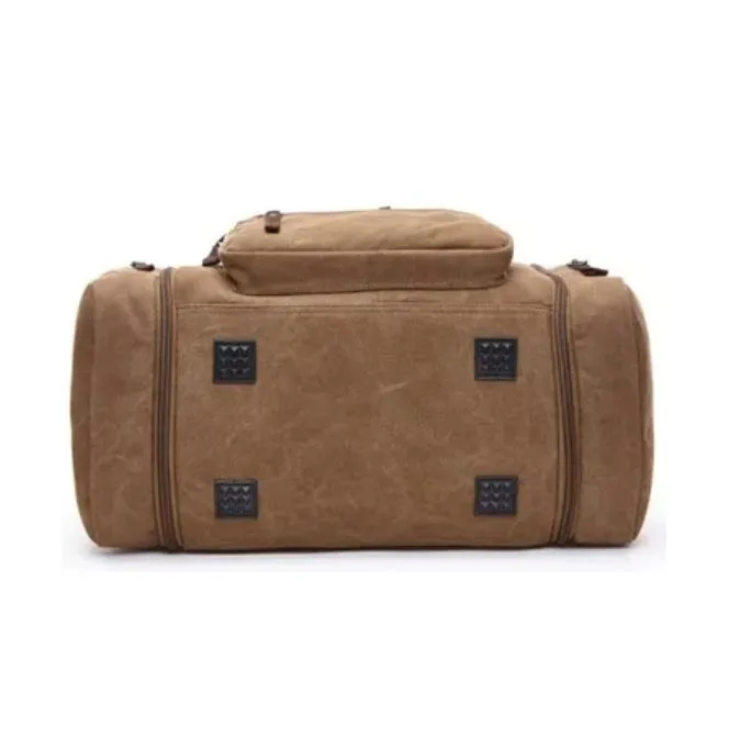 Expandable Canvas Duffel Bag