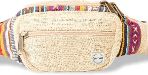 Fanny Pack for Women & Men Hemp Cross Body Fashion Waist Pack Bum Bag with Adjustable Straps Belt Bag For Running Hiking Travel