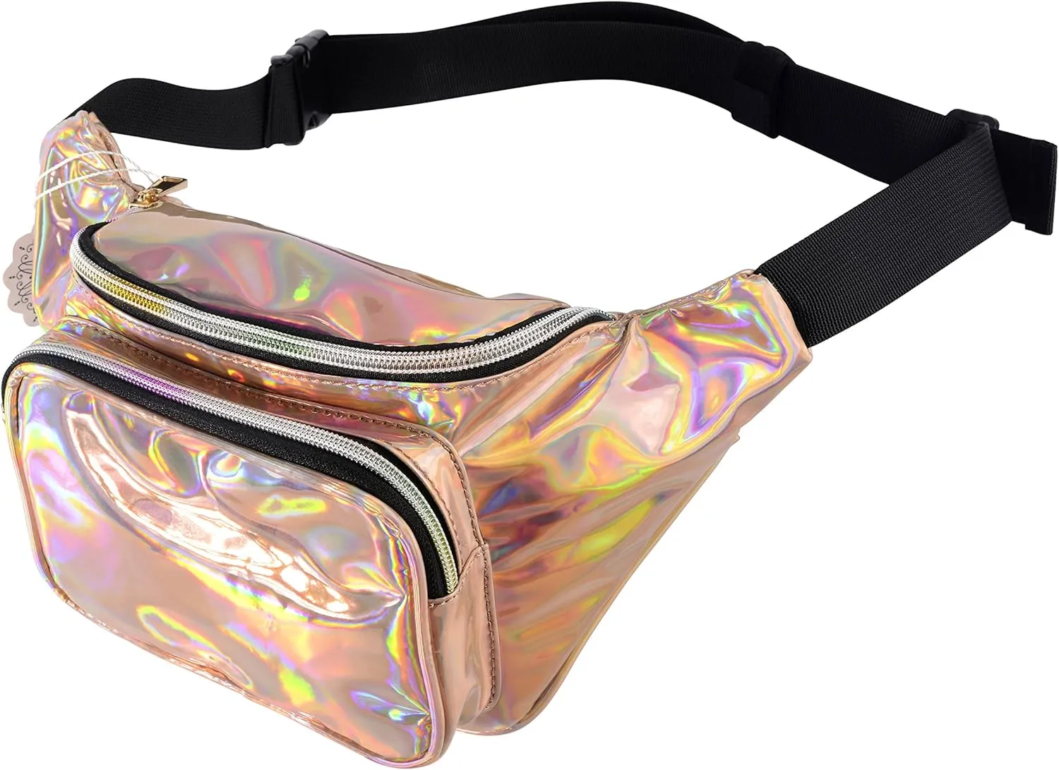 Fanny Pack for Women Party Waist Festival Money Belt Leather Pouch Concert Holographic Wallet Bum Bag Tote