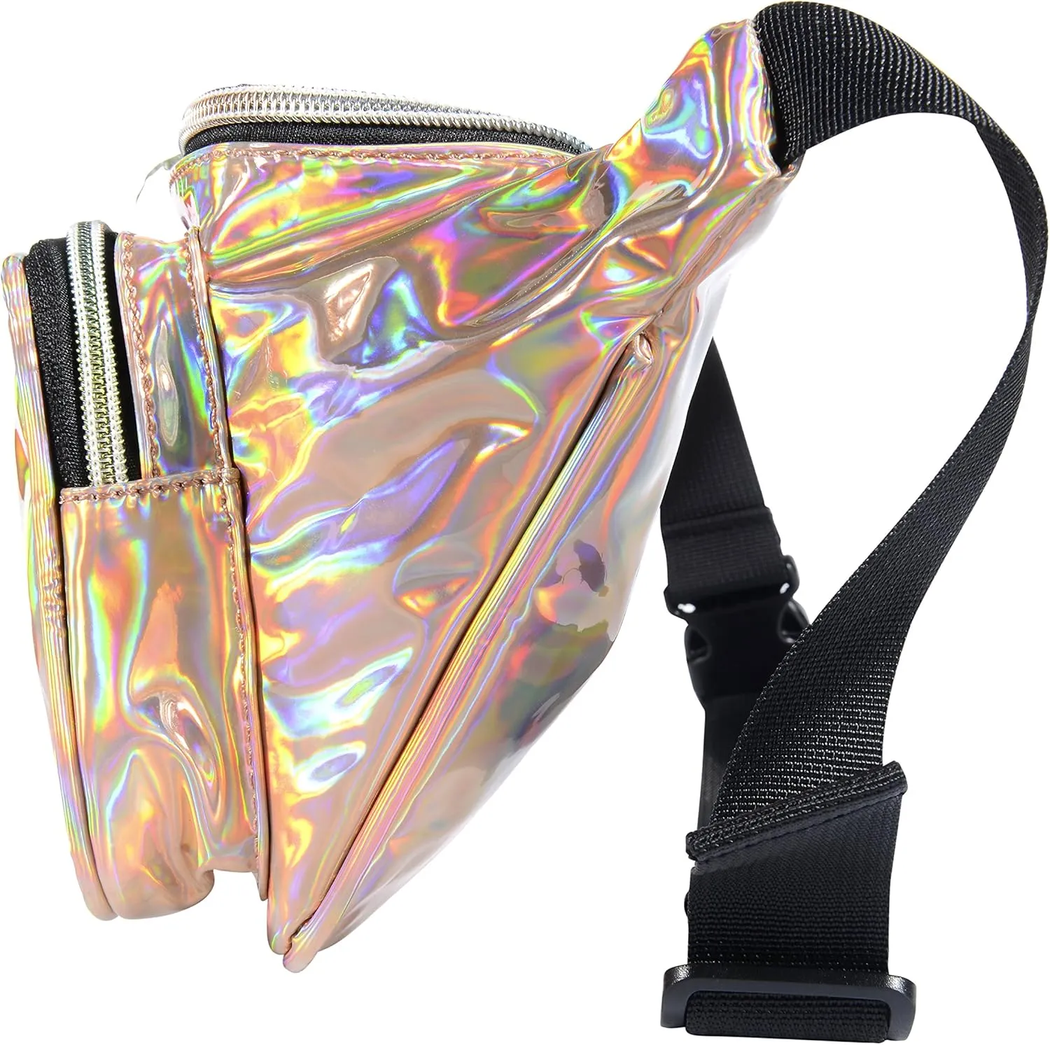 Fanny Pack for Women Party Waist Festival Money Belt Leather Pouch Concert Holographic Wallet Bum Bag Tote
