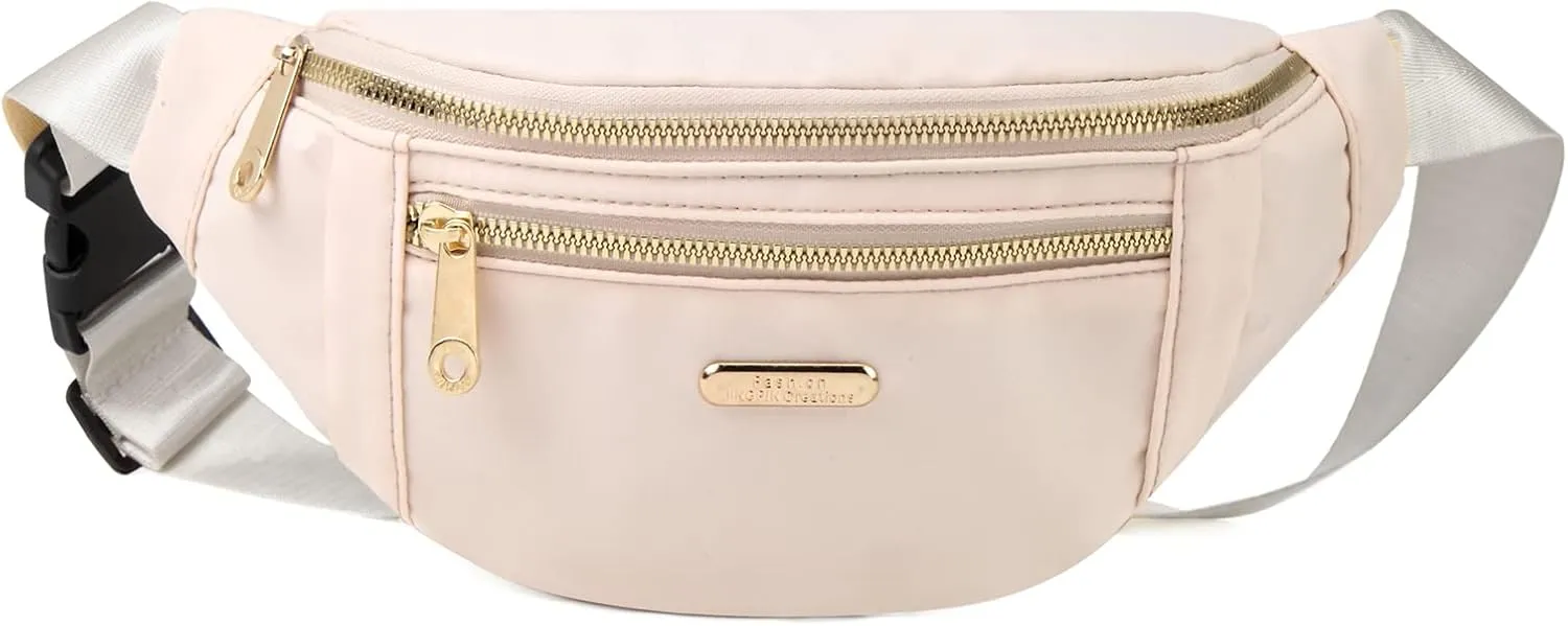 Fanny Packs Waist Pack for Women, Fashion Waist Bag with Adjustable Strap for Travel Sports Running