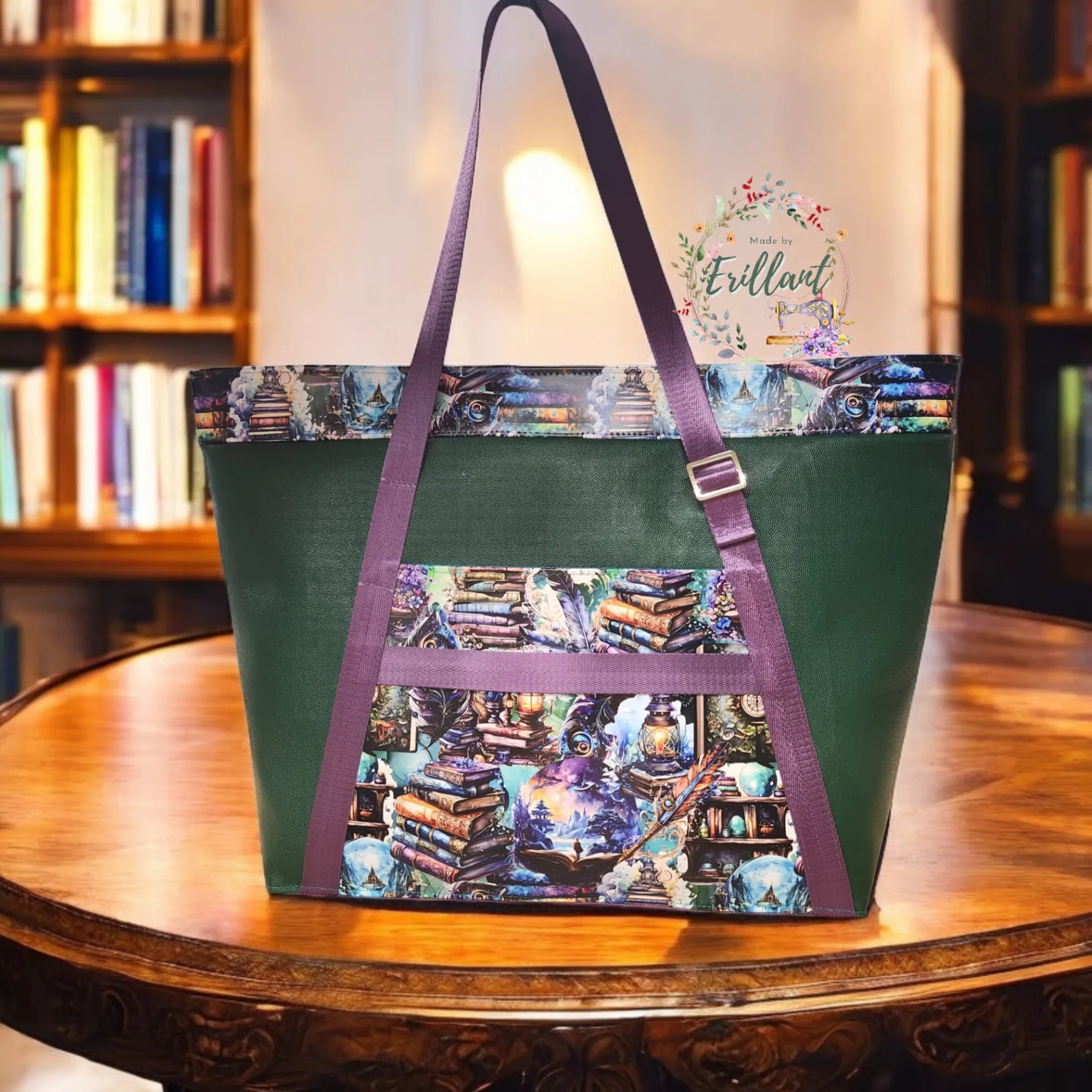 Fantasy Story Large overnight adjustable Tote bag