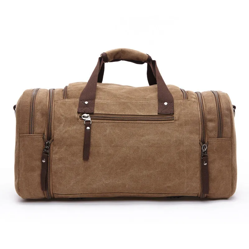 Fashion Portable Canvas Trendy Large Capacity Travel Bags