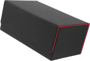 FAVOMOTO Card Storage Box Wear-resistant Leather Card Holder Organized for Collectors Versatile and Secure Design Stylish