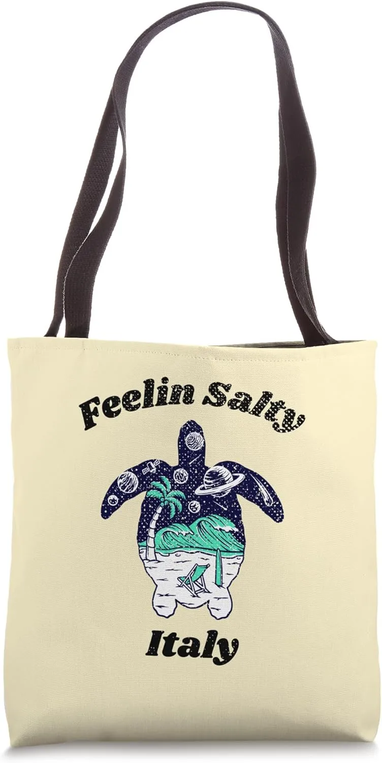 Feelin Salty Italy Vacation Travel Italy Tote Bag