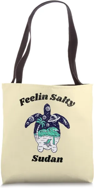 Feelin Salty Sudan Vacation Travel Sudan Tote Bag