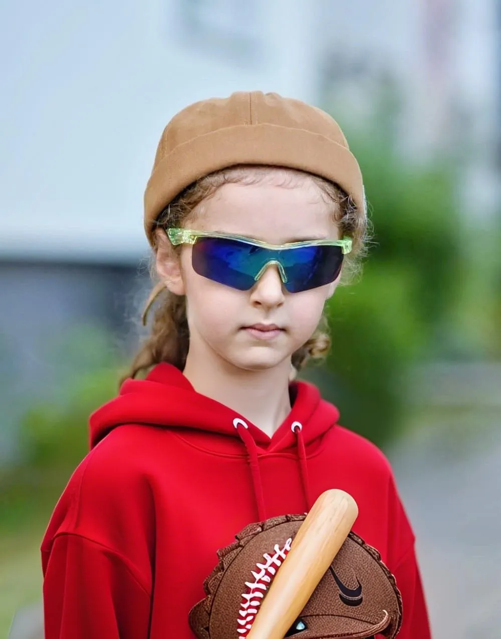 FEISEDY 3Pack Kids Teens Baseball Polarized Sunglasses Sports TR90 Frame Boys Girls Cycling B2454