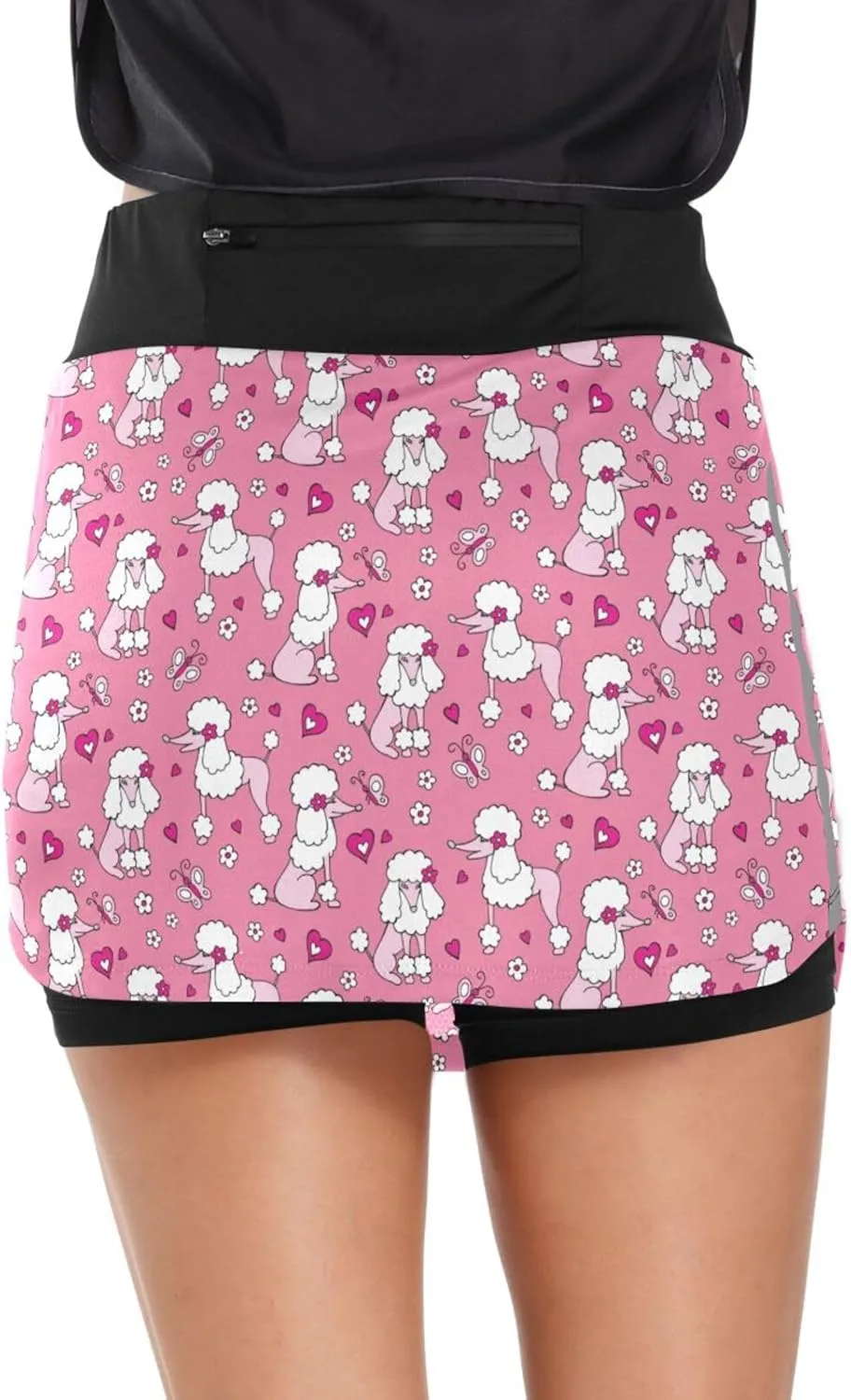 Fire Flame Women's Active Performance Skort Lightweight Skirt for Running Tennis Golf Workout Sports