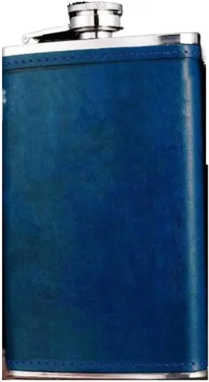 Flasks for Liquor for Men Women Travel Small Flasks Portable Stainless Steel Flasks with Funnel for Wedding Party Birthdays Gifts 5Oz(Color:Blue)