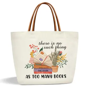 Floral Book Tote carry bag