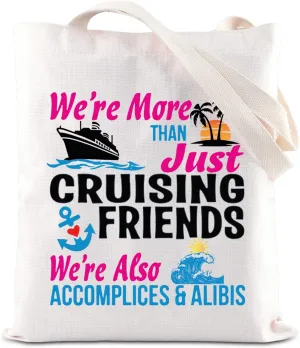 FOTAP Girls Weekend Gift Sisters Trip Tote Bag Cruise Vacation Tote Bag Cruise Lover Tote Bachelorette Party Gift