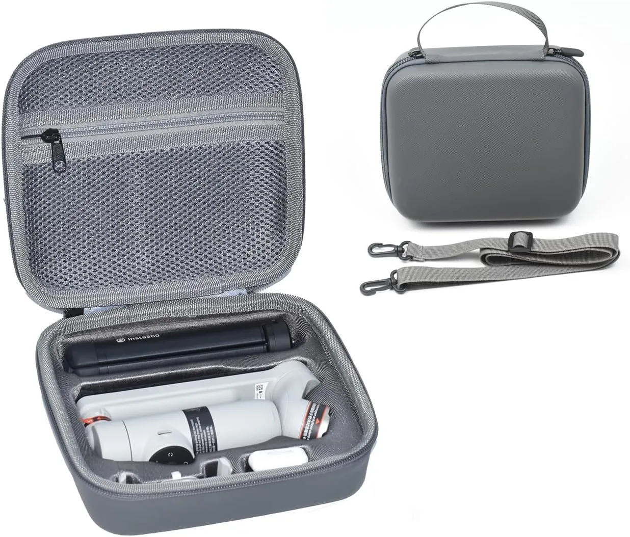 Fotoleey Carry Case for Insta360 Flow, PU Material, Stainproof, Impact Resistant