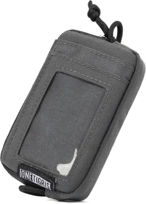 Front Pocket Wallet with Zippers - OneTigris Small Coin Purse Tactical Wallet Nylon Minimalist Wallet for Men Women