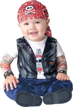 Fun World baby boys Born Be Wild Biker infant and toddler costumes, Multi Color, Medium US