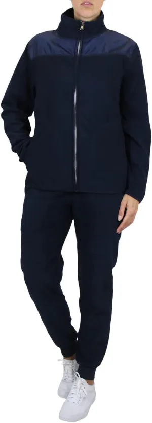 Galaxy by Harvic Women's Polar Fleece Jacket & Joggers Pant Set with pocket for Jogging, Sports