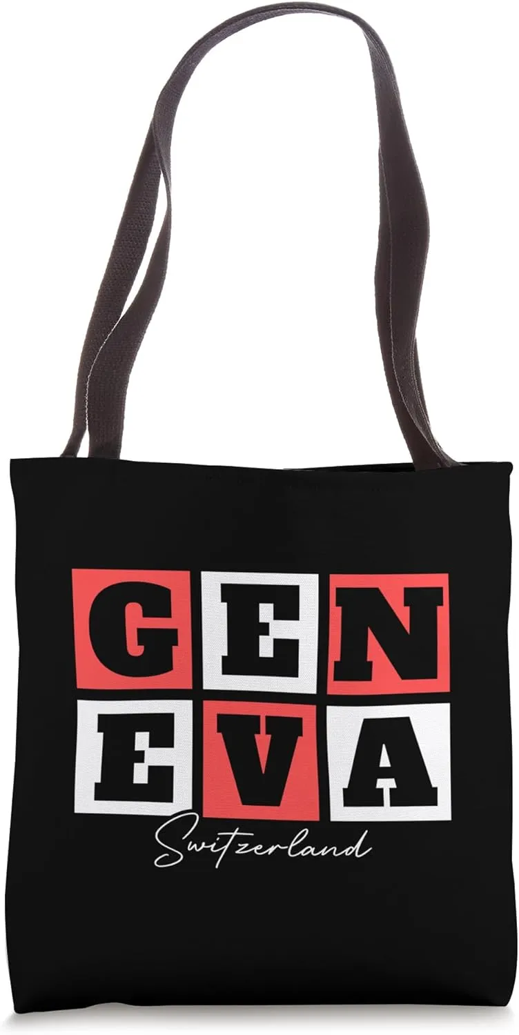 Geneva Switzerland Travel Vacation Souvenir Tote Bag