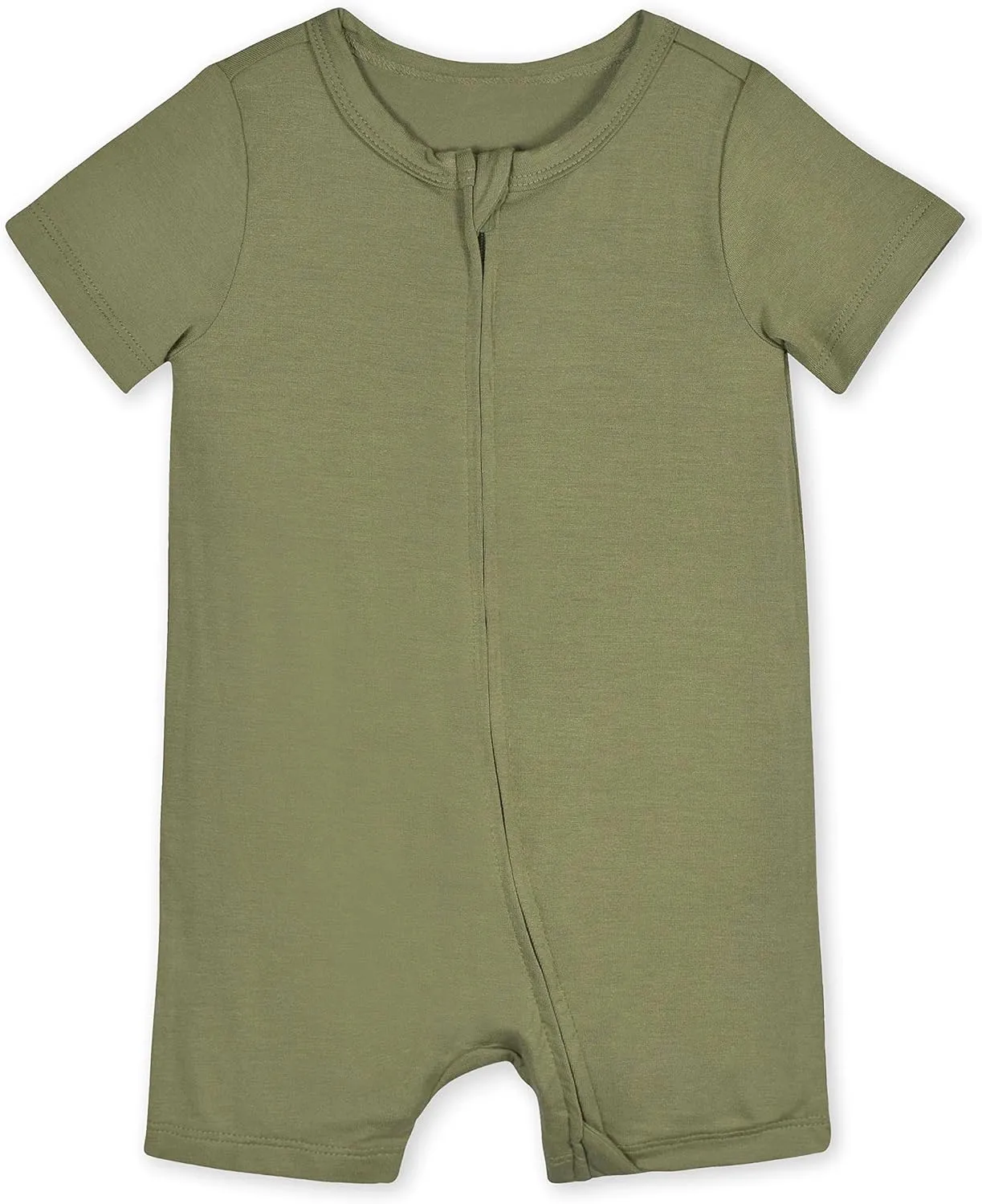 Gerber Unisex Baby Buttery Soft Short Sleeve Romper with Viscose Made from Eucalyptus