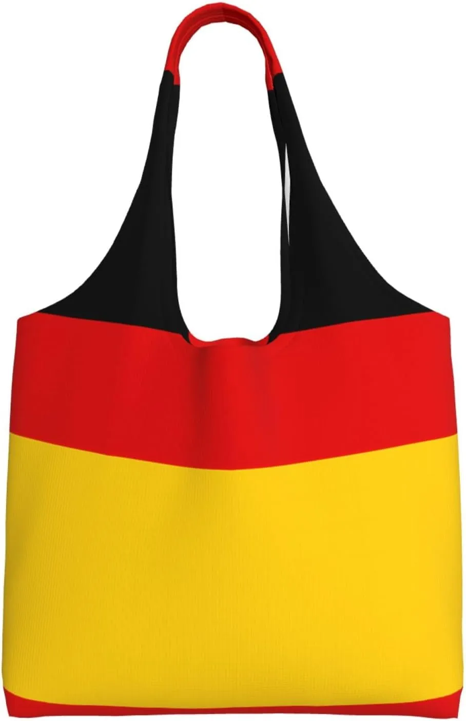 German flag Printed single-shoulder canvas bag, fashionable daily canvas bag, suitable for daily travel and shopping