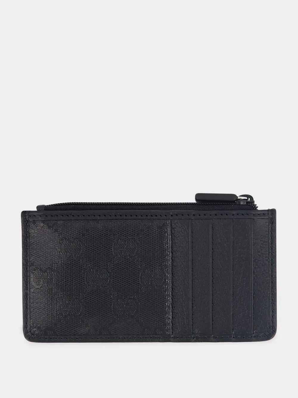 GG Crystal Leather Cardholder
