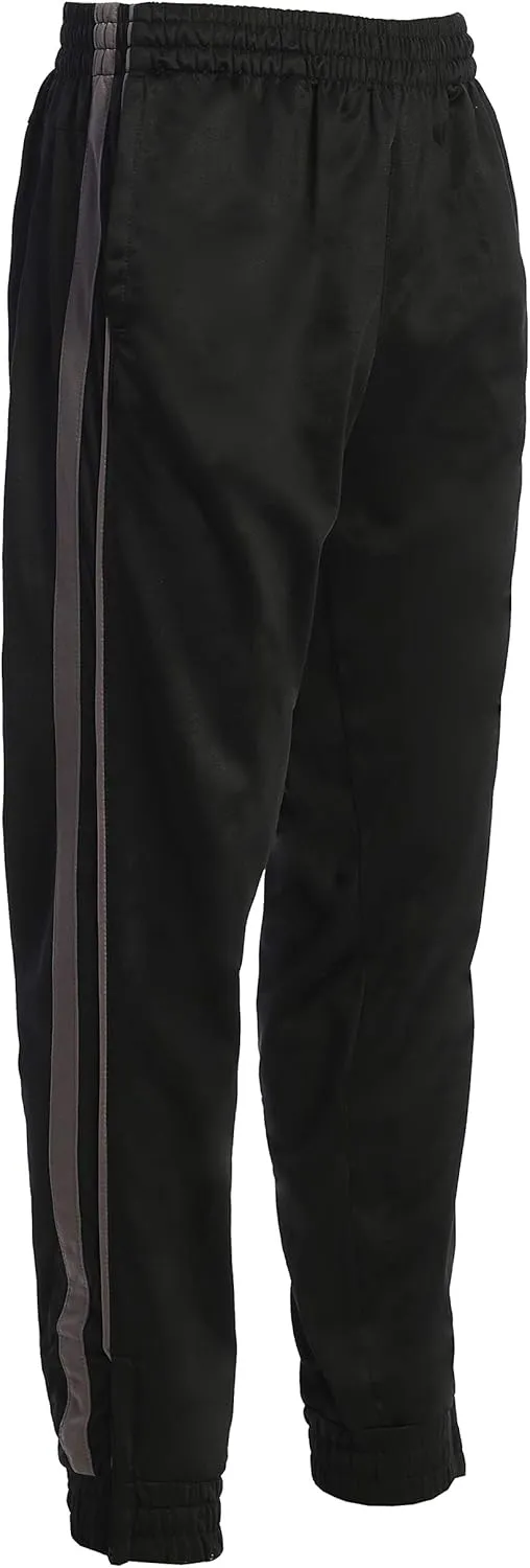 Gioberti Mens Athletic Track Pants with Ribbed Zipper Ankle Cuff