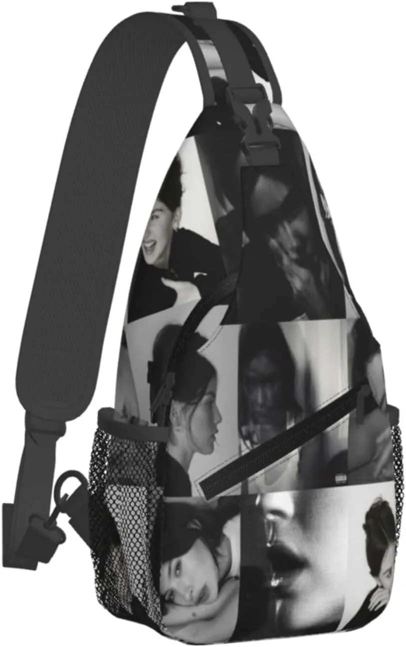 Gracie Music Abrams Crossbody Sling Backpack Sling Bag Multipurpose Travel Hiking Chest Bag Daypack for Women Men