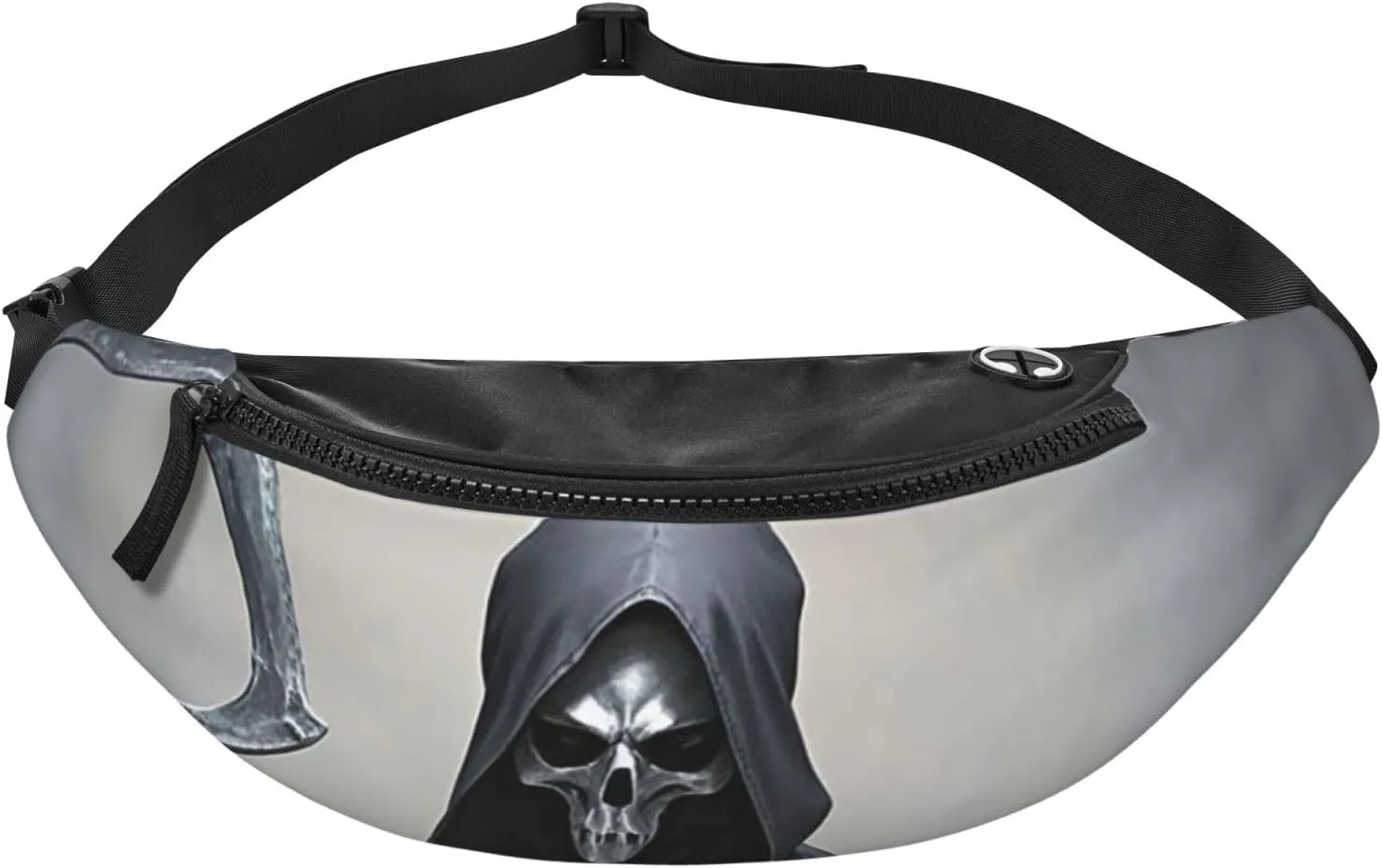 Grim-Reaper Fanny Pack for Women Men Waist Bag Waterproof Belt Bag with Adjustable Strap