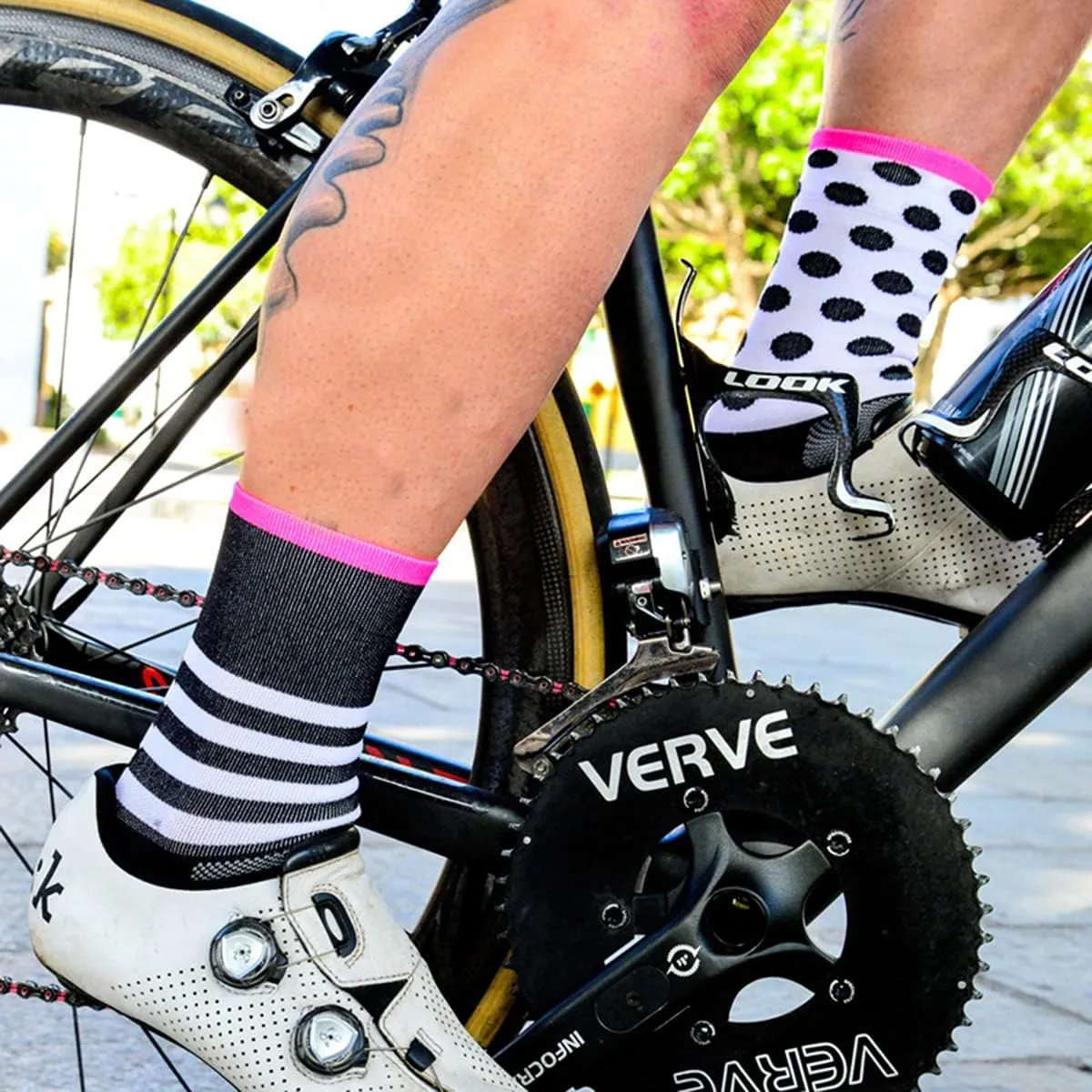 GuaziV Mens Womens Cycling Socks,4-6pcs Running Socks Colourful Athletic Socks Ankle Sport Socks 6-11