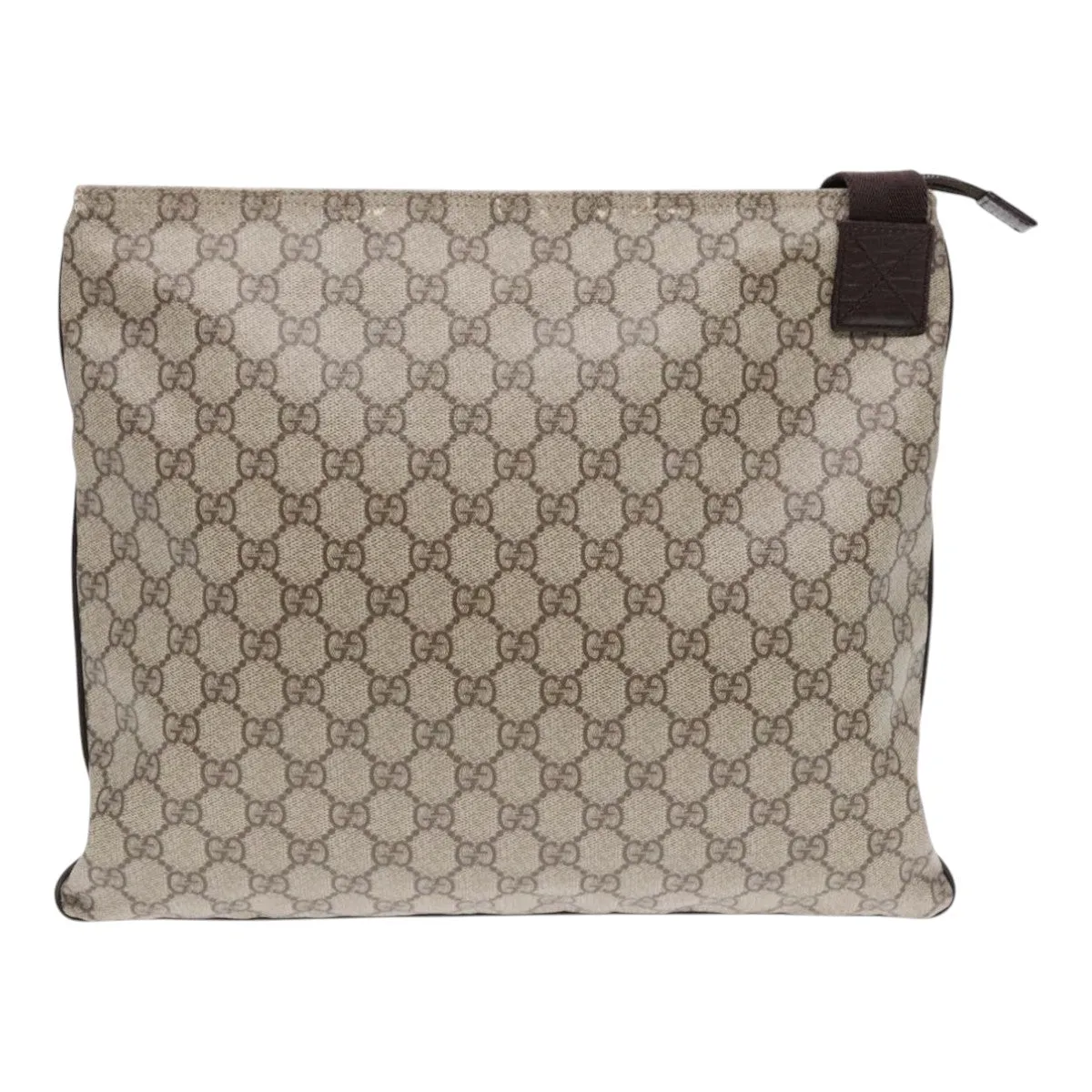 GUCCI GG Canvas Shoulder Bag Coated Canvas Beige fm3897
